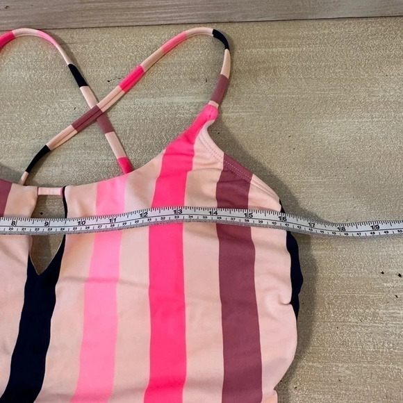 Nwt. Xhilaration Swim One Piece Colorful Stripe Removable Padding Wireless. - Picture 8 of 12
